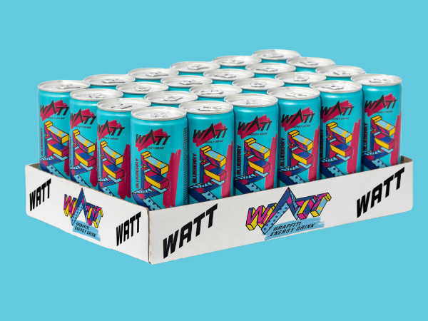 Watt Blueberry kékáfonya tutti frutti ízű energiaital