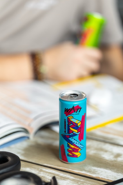 Watt Blueberry kékáfonya ízű energiaital