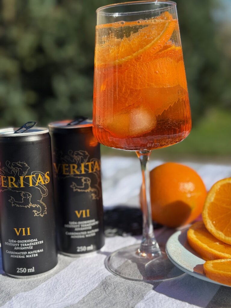 Veritas alkoholmentes Aperol spritz koktél moktél