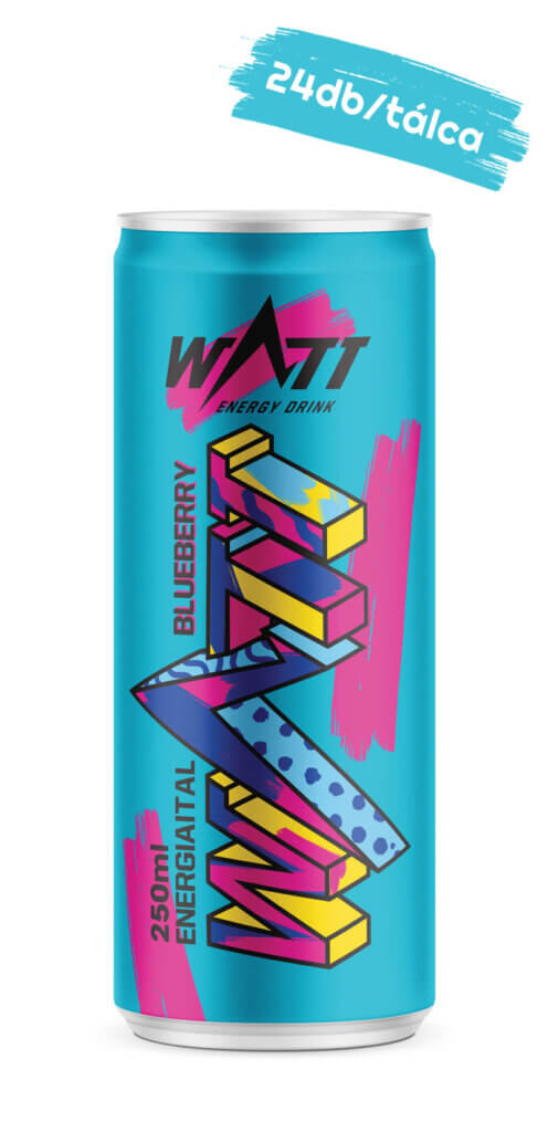 WATT energiaital kékáfonyás cukros finom